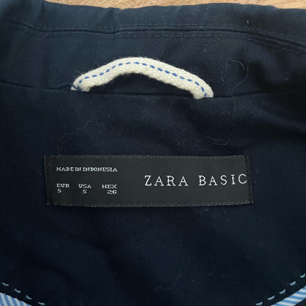 Zara Black Blazer with Gold Button - Picture 3 of 3